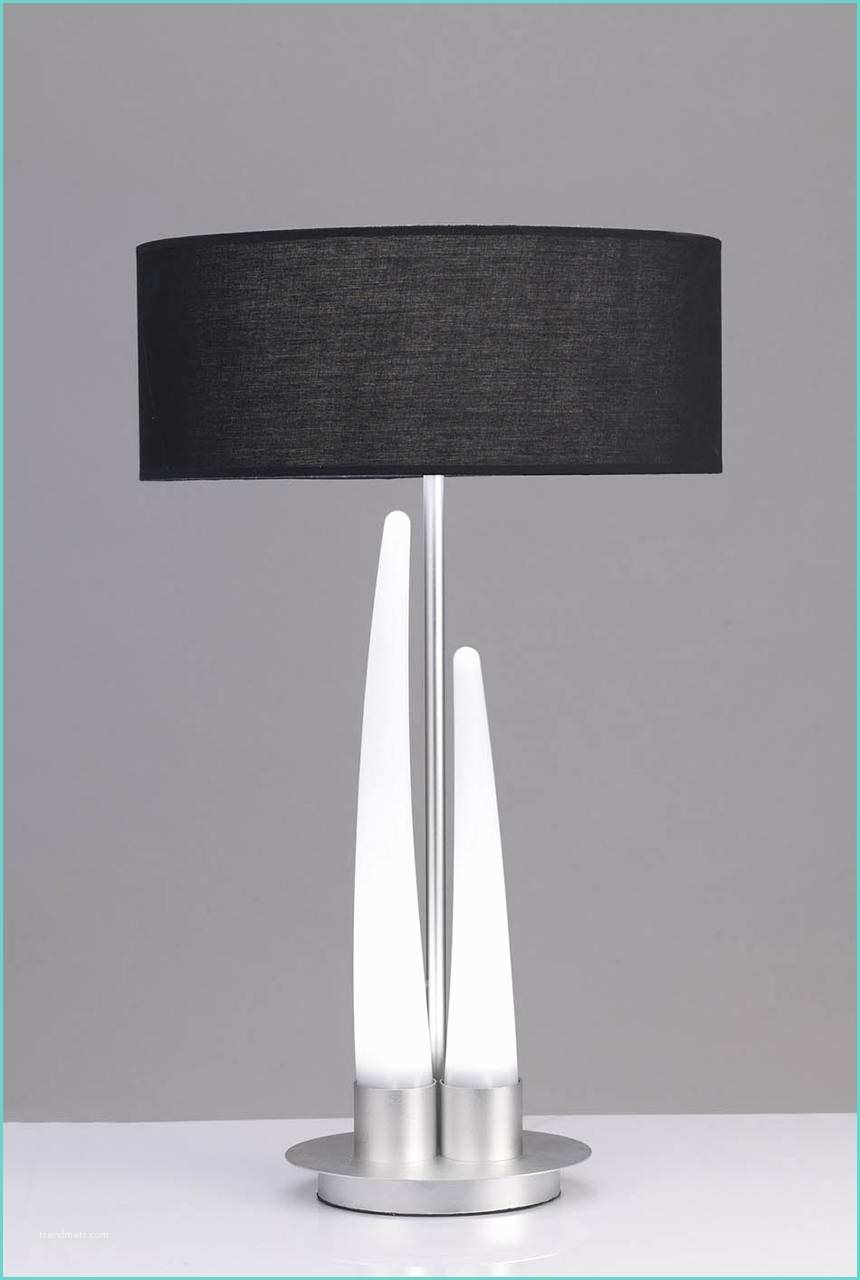 Abat Jour Noir Design Lampe De Table 2 1l Abat Jour Noir Led Design 1683