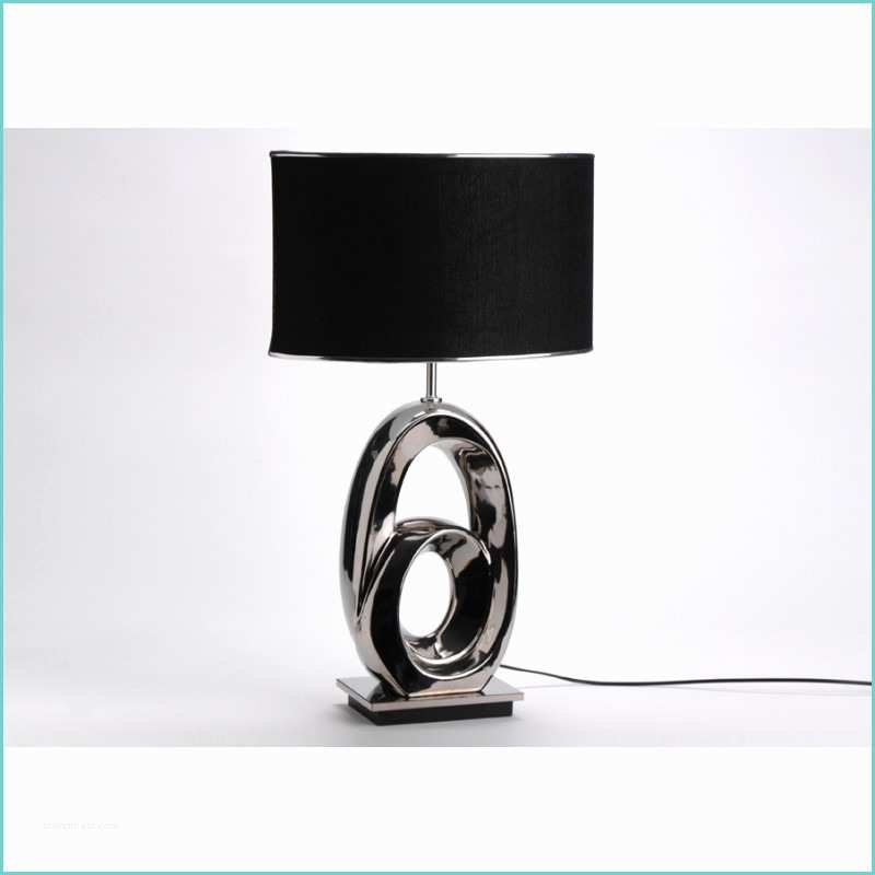 Abat Jour Rectangulaire Noir Lampe Moderne En Céramique Et Abat Jour Noir