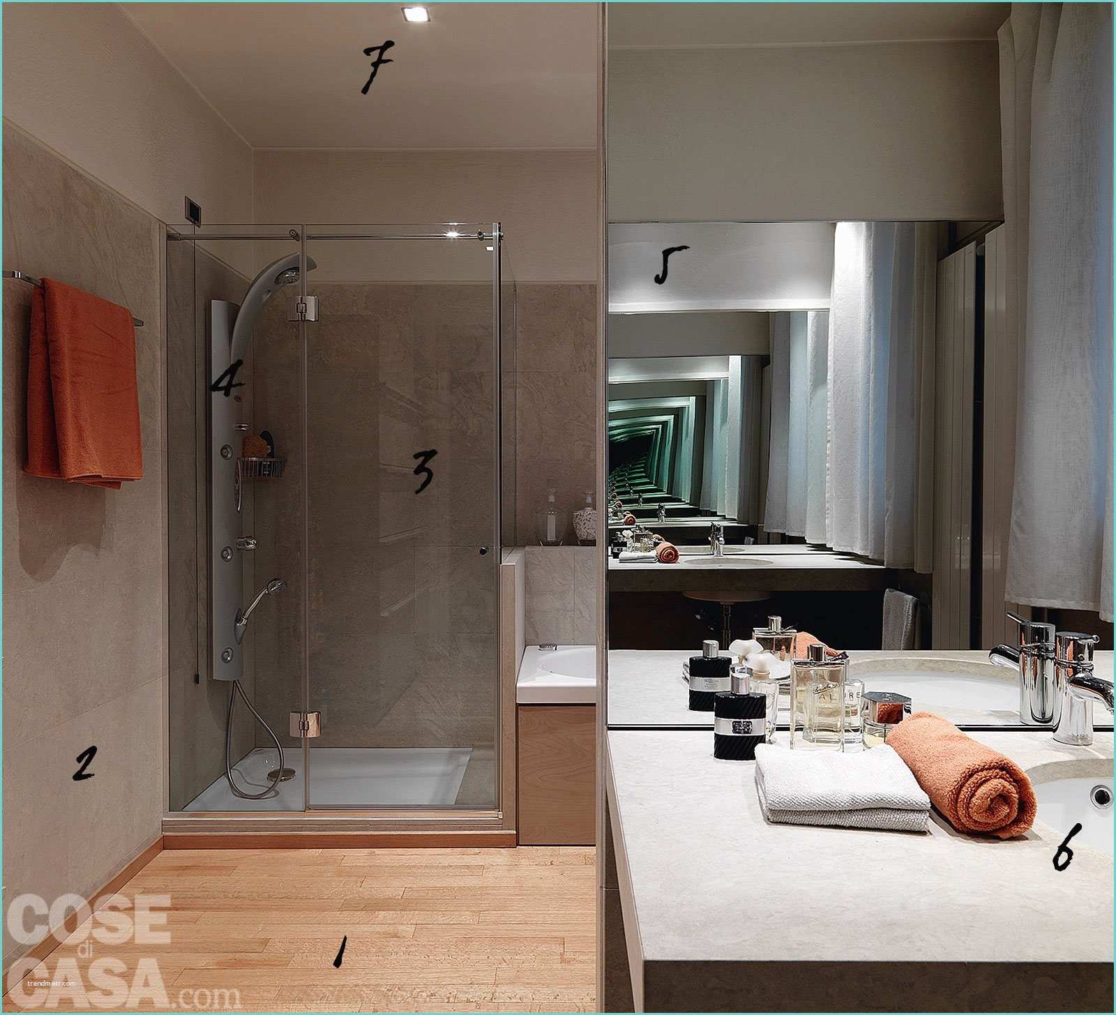Accessori Per Arredare Casa Moderna Bagno In Stile Minimal Idee Da Copiare Cose Di Casa