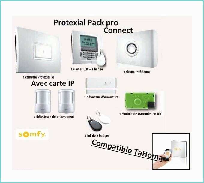 Alarme somfy Protexial Pack Maison Kit Alarme Protexial Rts Io Pack Pro Connect Patible