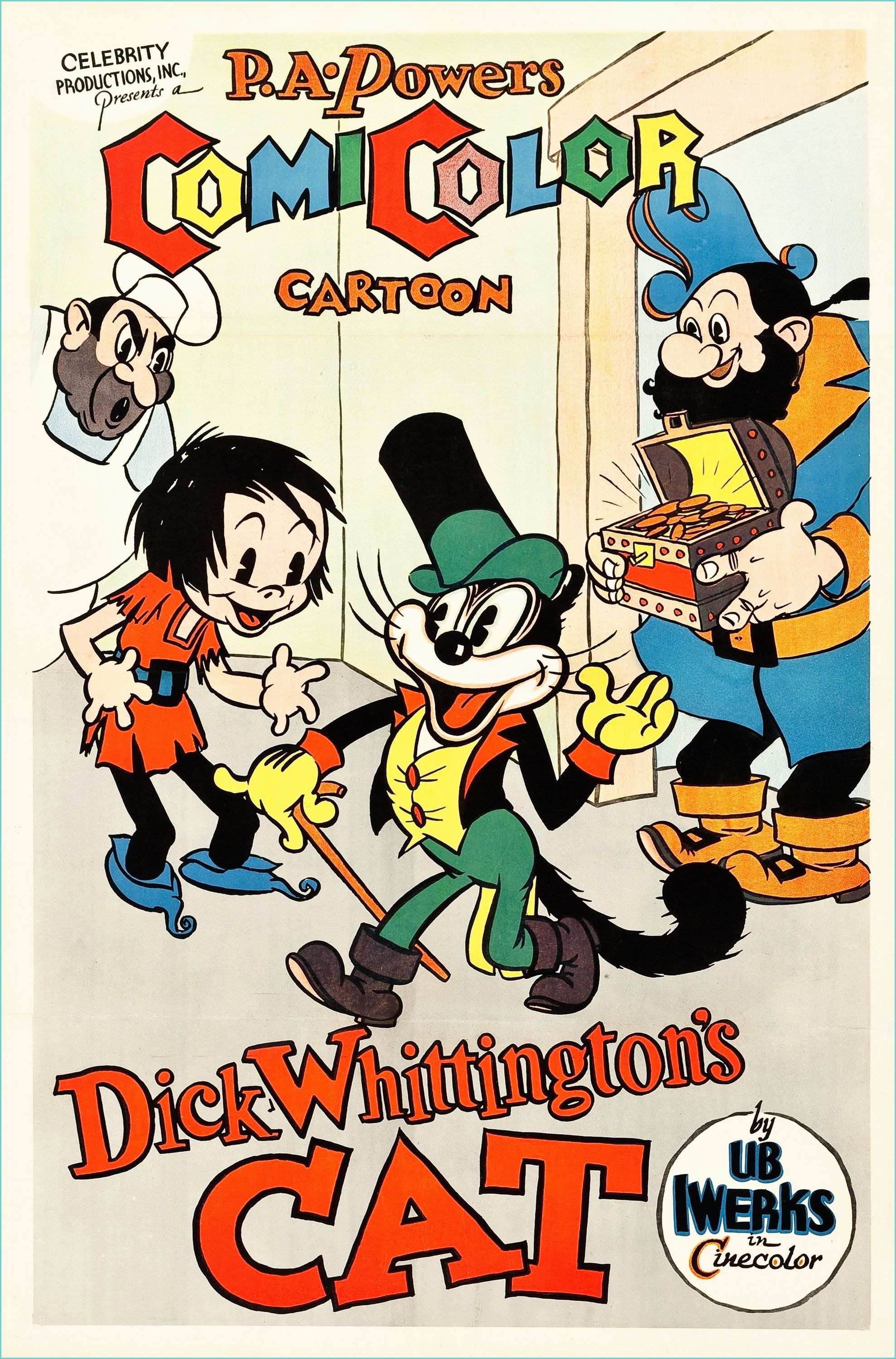 Allposters Return Policy 1936 Dick Whittington S Cat Ub Iwerks Cine Pinterest
