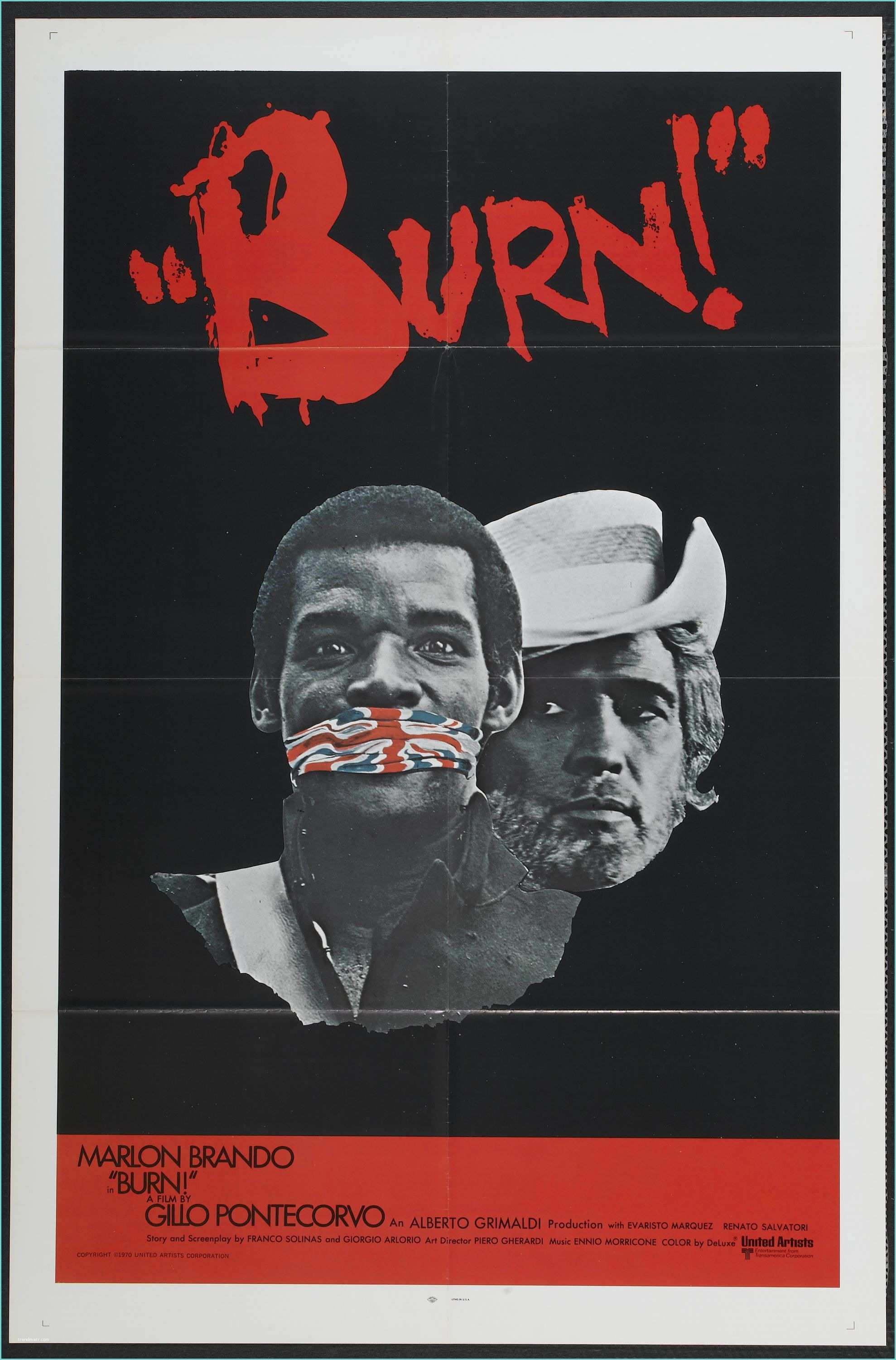 Allposters Return Policy Burn 1969 &quot;queimada&quot; original Title Stars Marlon Brando