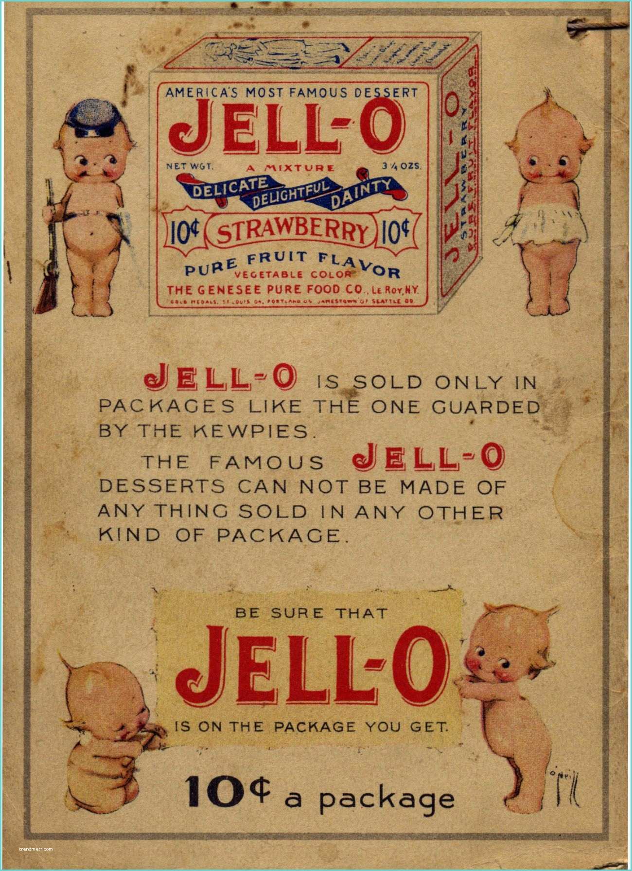 Allposters Return Policy Famous Jell O Desserts Cannot Be Made by Anything sold In Any Other