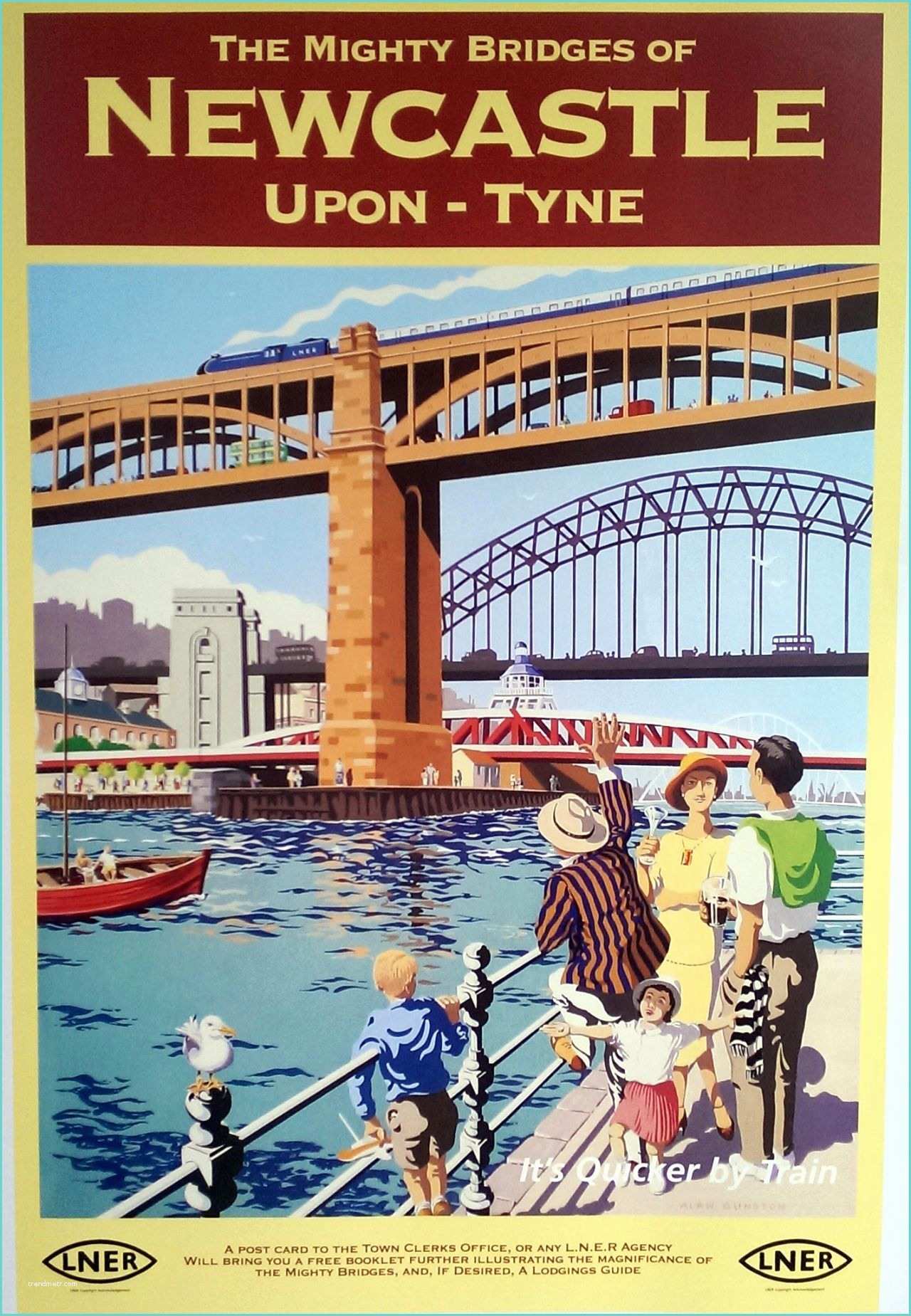 Allposters Return Policy Image Result for Poster the Mighty Bridges Of Newcastle On Tyne Lner