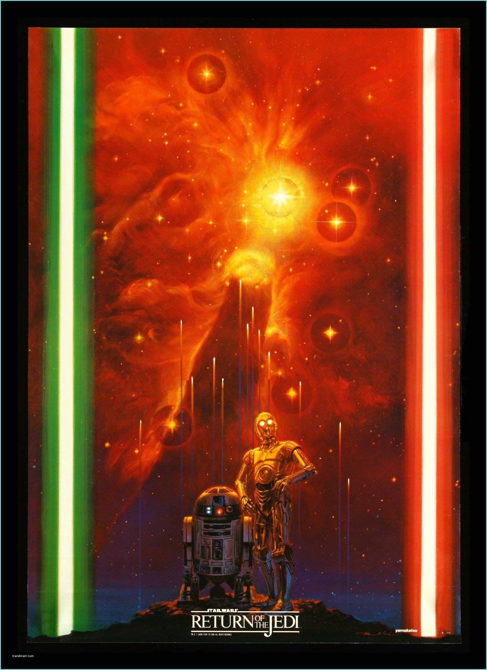 Allposters Return Policy Japanese "starfall" Poster for Return Of the Jedi