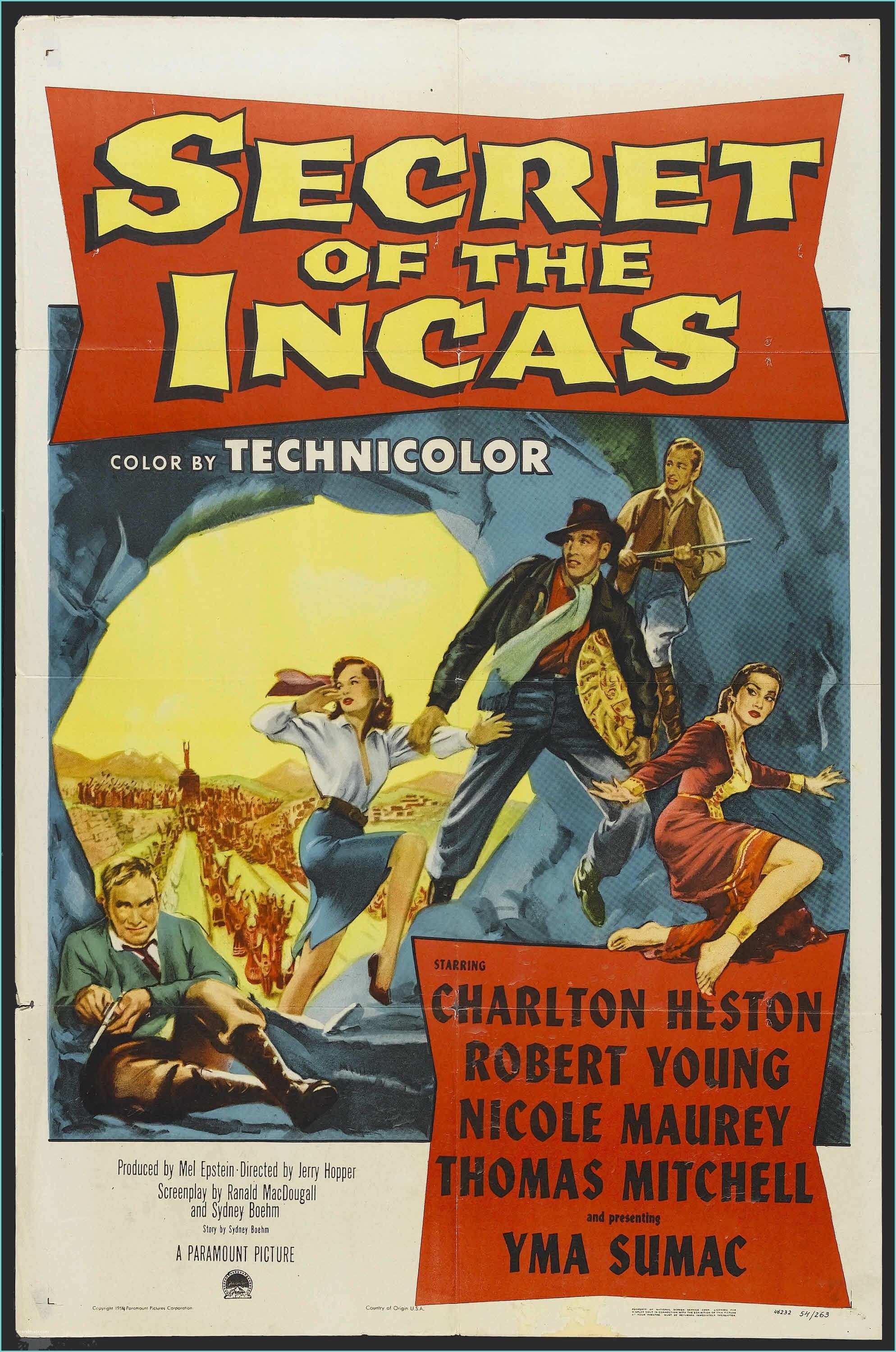 Allposters Return Policy Secret Of the Incas Movie Poster High Res