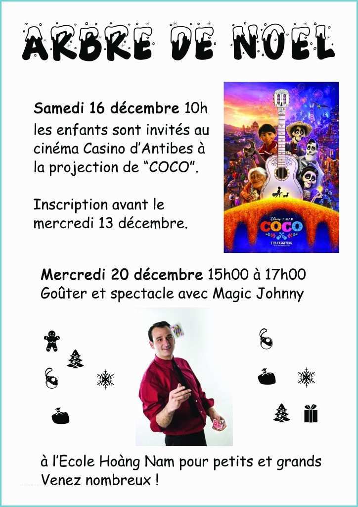 Arbre De Noel 2017 Arbre De Noël 16 Et 20 Décembre Cinéma Et Magie – Ecole