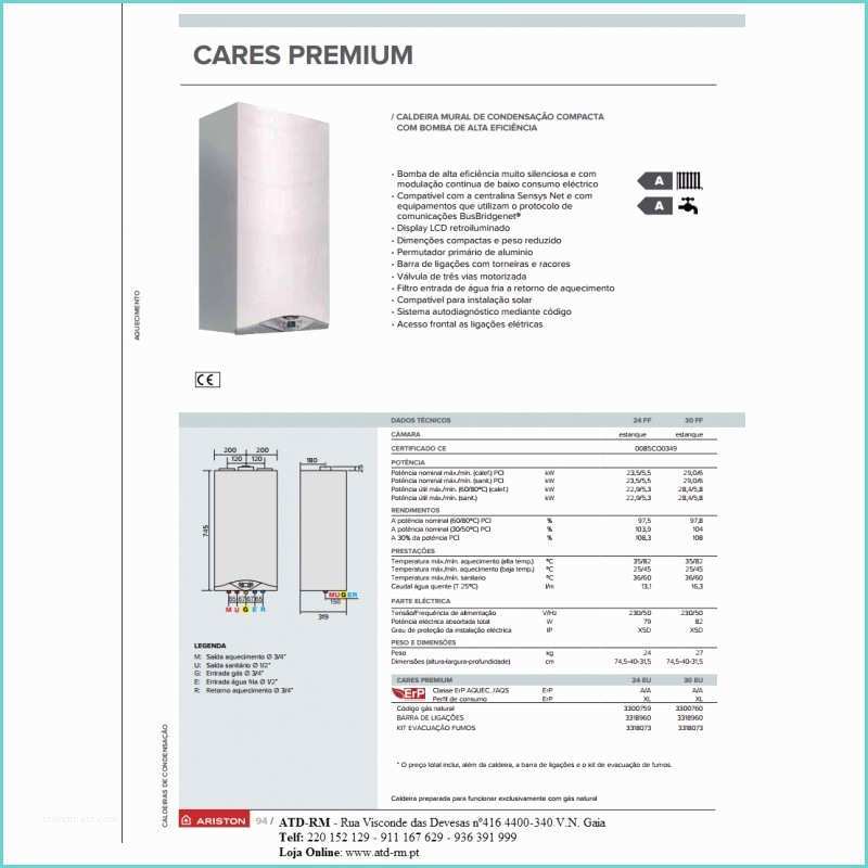 Ariston Cares Premium Opinioni Ariston Cares Premium 24 Caldeiras De Condensação