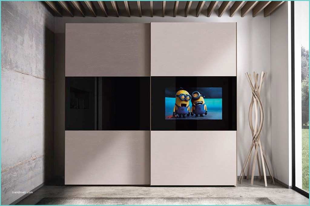 Armadio Con Tv Incorporata Ikea Mirror Tv Camere Da Letto Moderne