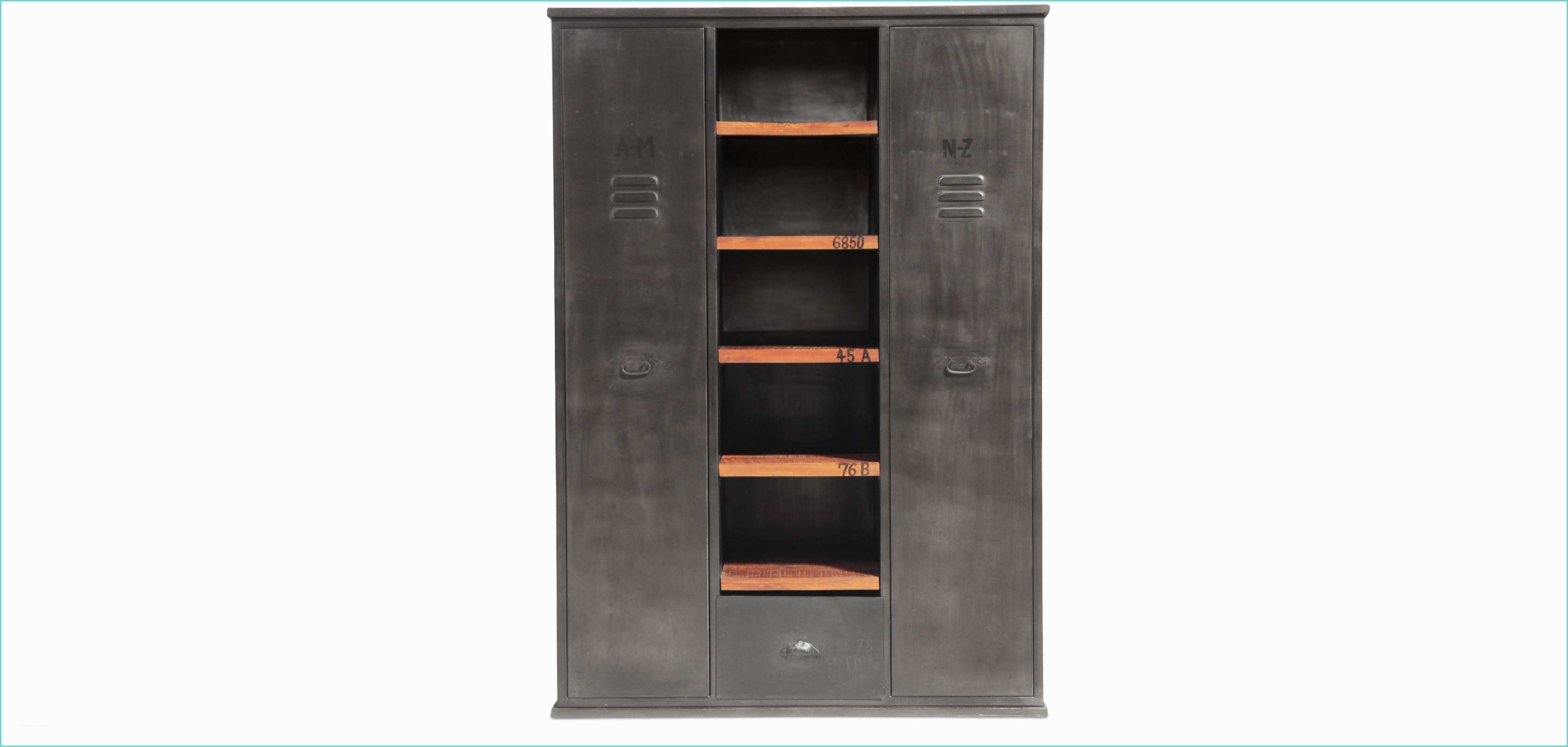 armoire vintage industriel metal p