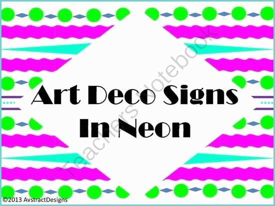 Art Deco Neon Sign Art Deco Signs In Neon Signs Pinterest