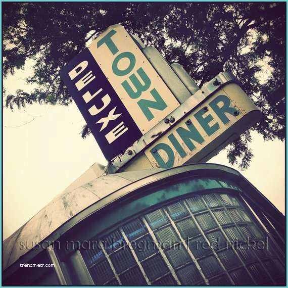 Art Deco Neon Sign Items Similar to Deluxe town Diner Art Deco Neon Sign