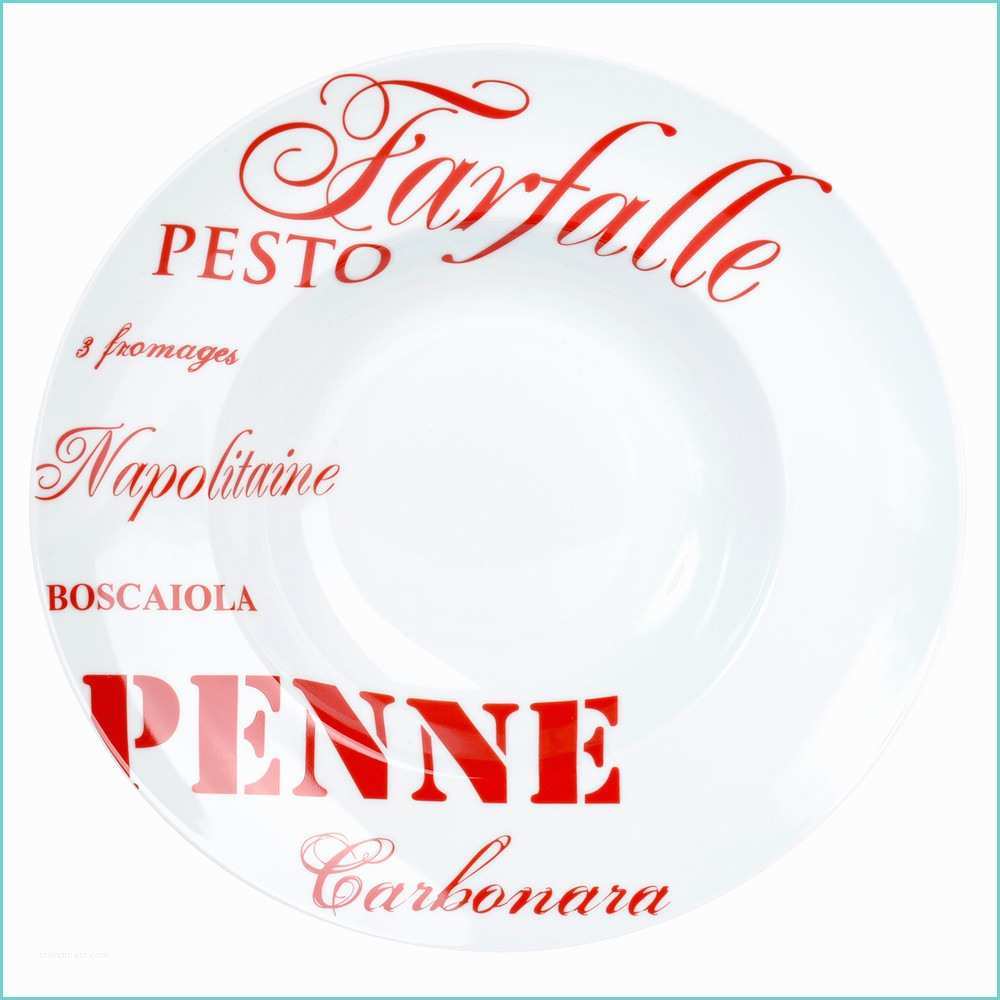 Assiette Creuse Maison Du Monde assiette Creuse En Porcelaine Rouge D 30 Cm Pasta