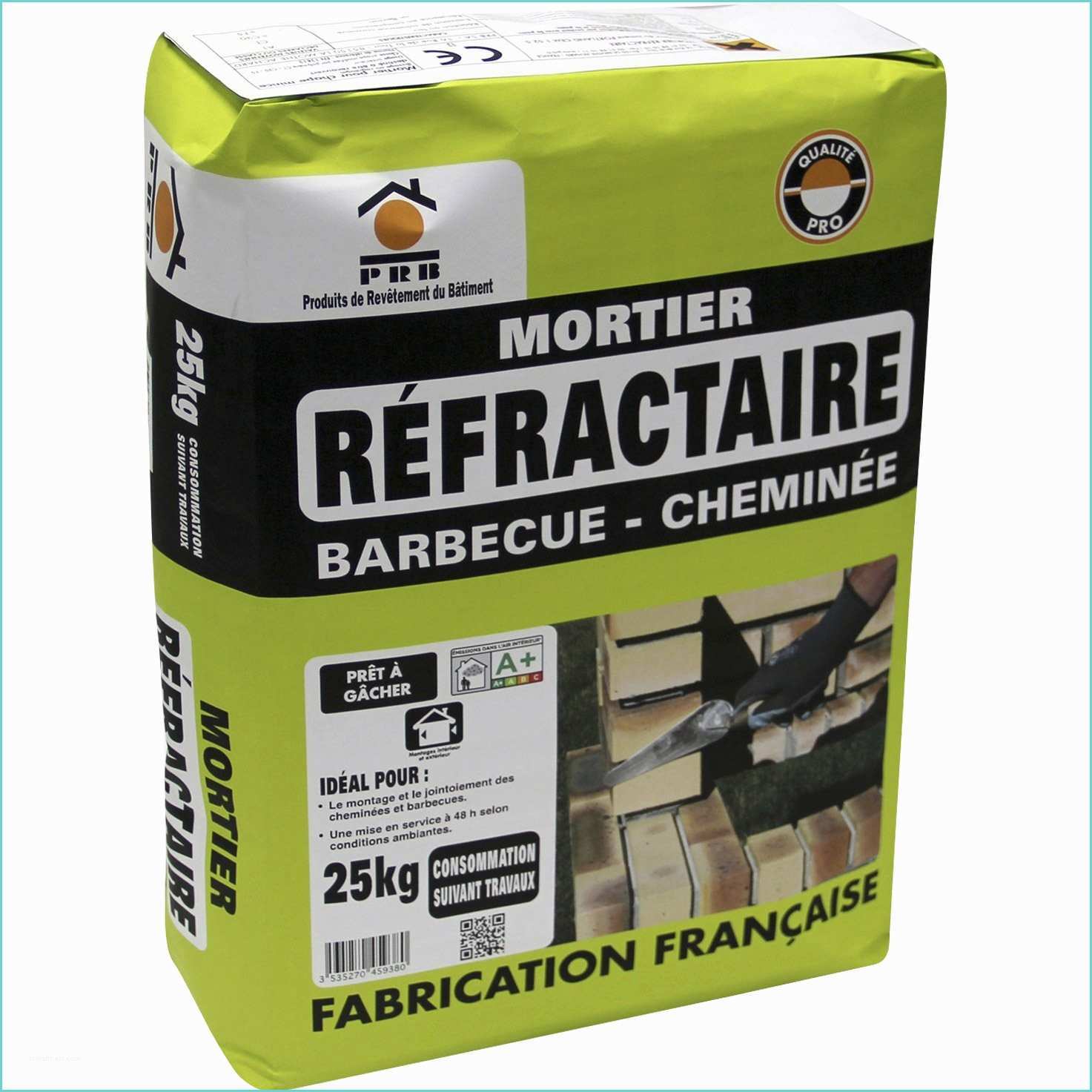 Barbecue En Brique Refractaire Leroy Merlin Mortier à Prise Rapide Prb 25 Kg