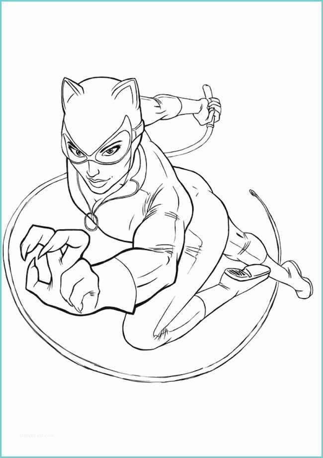 Batman Immagini Da Colorare Disegno Di Catwoman Cose Per Crescere