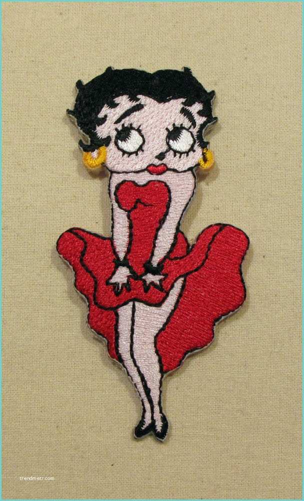Betty Boop Marilyn Monroe Betty Boop as Marilyn Monroe Sew Iron Patch