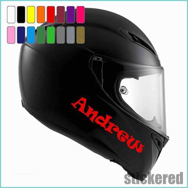 Bike Helmet Design Stickers 2 X Personalised Motorbike Bike Motorcycle Crash Helmet