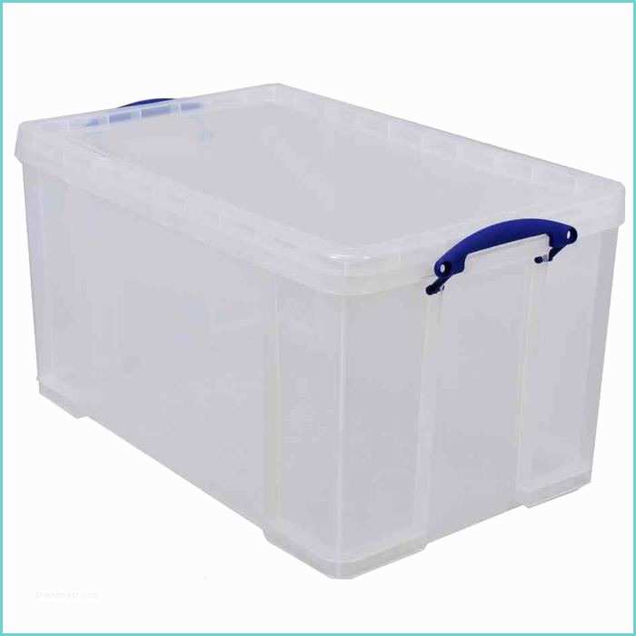 Boite De Rangement En Plastique Boîte Plastique 84 L Transparent Incolore Recyc Achat