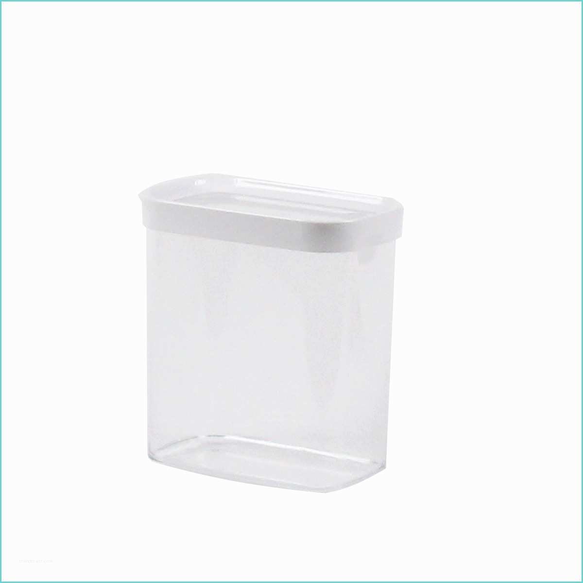 Boite Plastique Alimentaire Rectangulaire Rangement Aliments Boîte Empilable Plastique 1 Litre