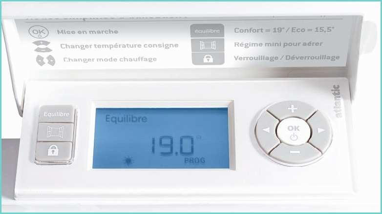 Boitier thermostat Radiateur Electrique atlantic Alipsis Conseils Radiateur Chaleur Douce à