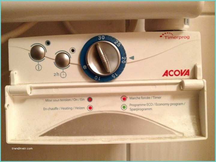 Boitier thermostat Radiateur Electrique Timerprog De Acova