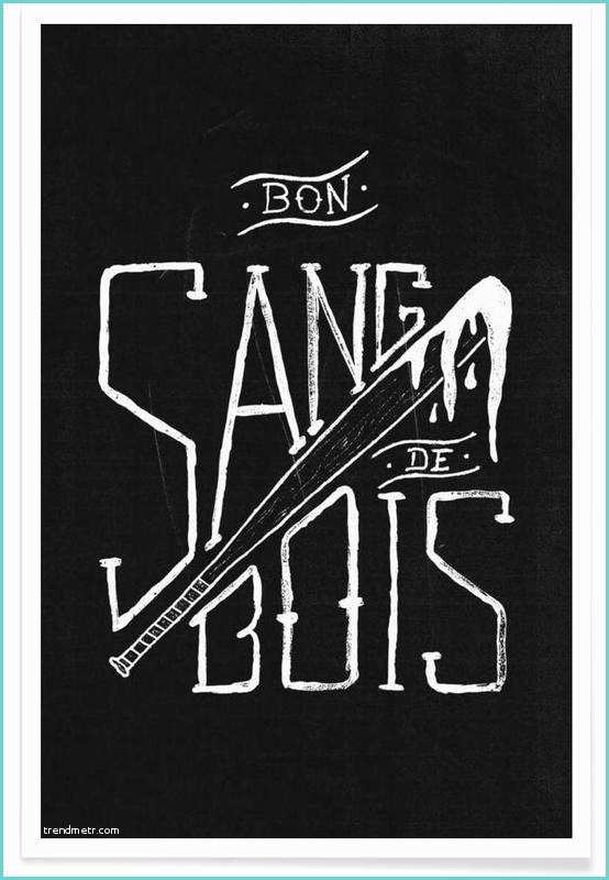 Bon Sang De Bois Bon Sang De Bois Als Premium Poster Von Jonattend
