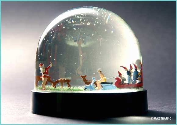 Boule A Neige Moderne Funny Elfin ornaments Nisse Landscape Snow Globes
