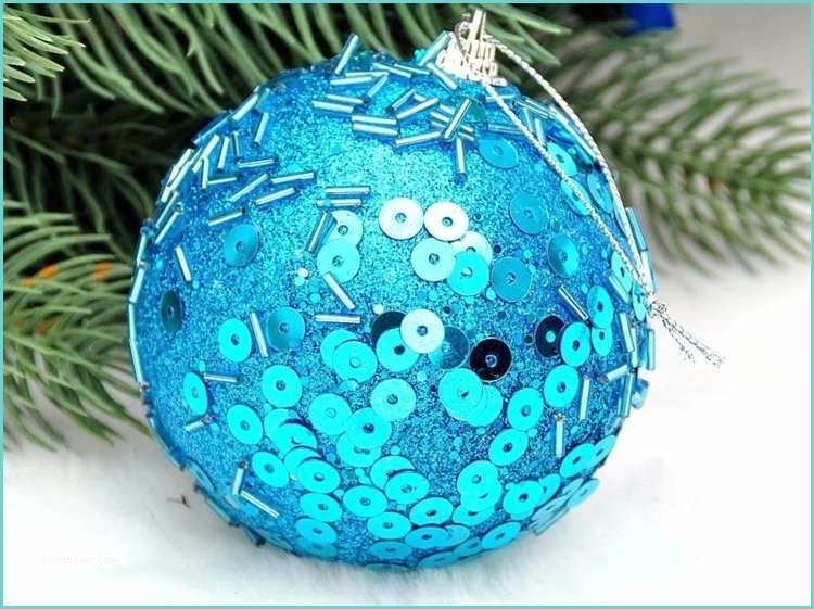 Boule De Noel Bleue Boule De Noël à Décorer – Idées Inspirantes Et Créatives