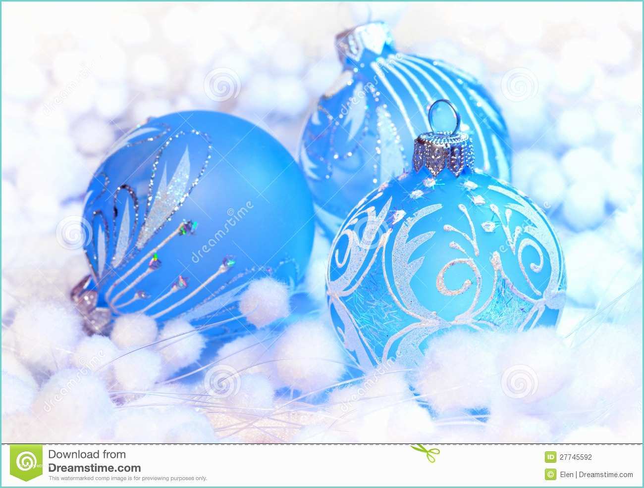 Boule De Noel Bleue Decoration De Noel Bleu