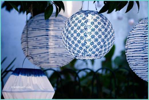 Boule Lumineuse solaire Ikea Inspiration Du Bleu Sur Votre Terrasse