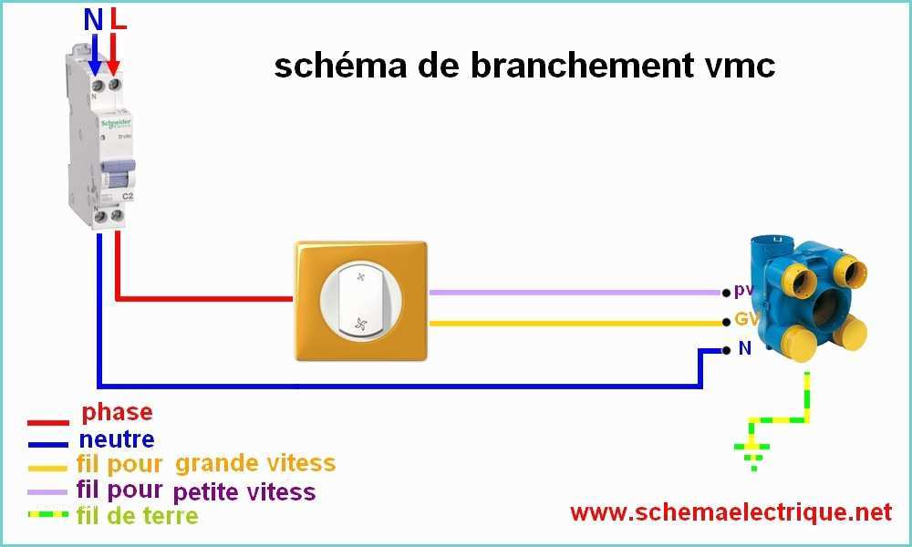 Branchement D Une Vmc Schema Electrique Branchement Cablage