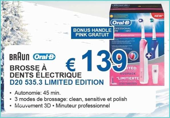 Brosse A Dent Electrique Promo Euronics Promotion Brosse à Dents électrique D20 535 3