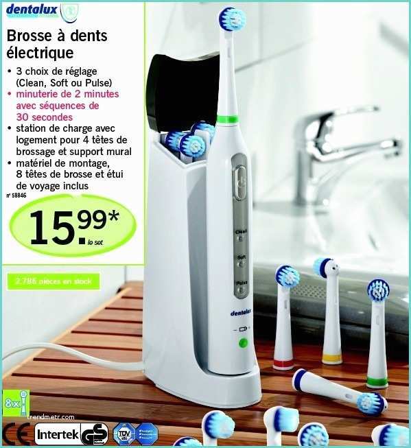 Brosse A Dent Electrique Promo Lidl Promotion Brosse à Dents électrique Dentalux