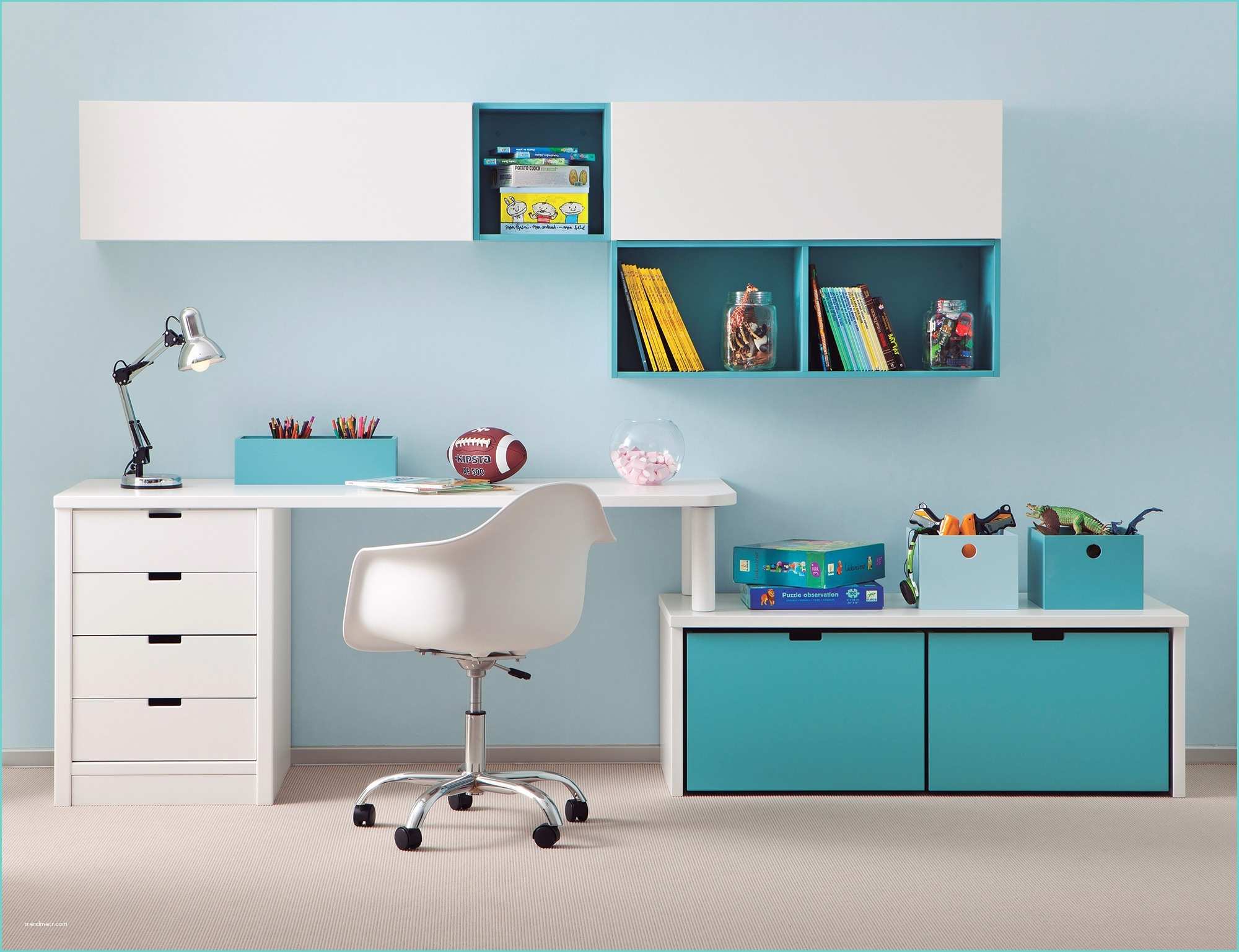 Bureau Enfant Ikea Bureau Enfant Avec Meuble De Rangement Et Niche Déco