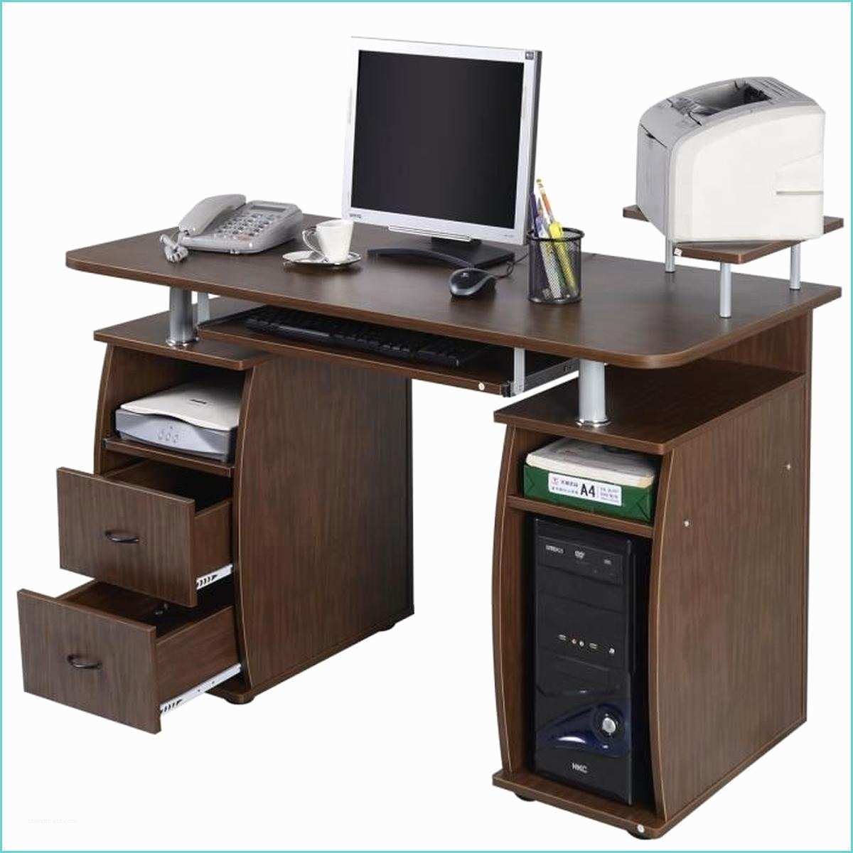 Bureau ordinateur but Meuble D ordinateur Bureau Informatique Avec Rangement