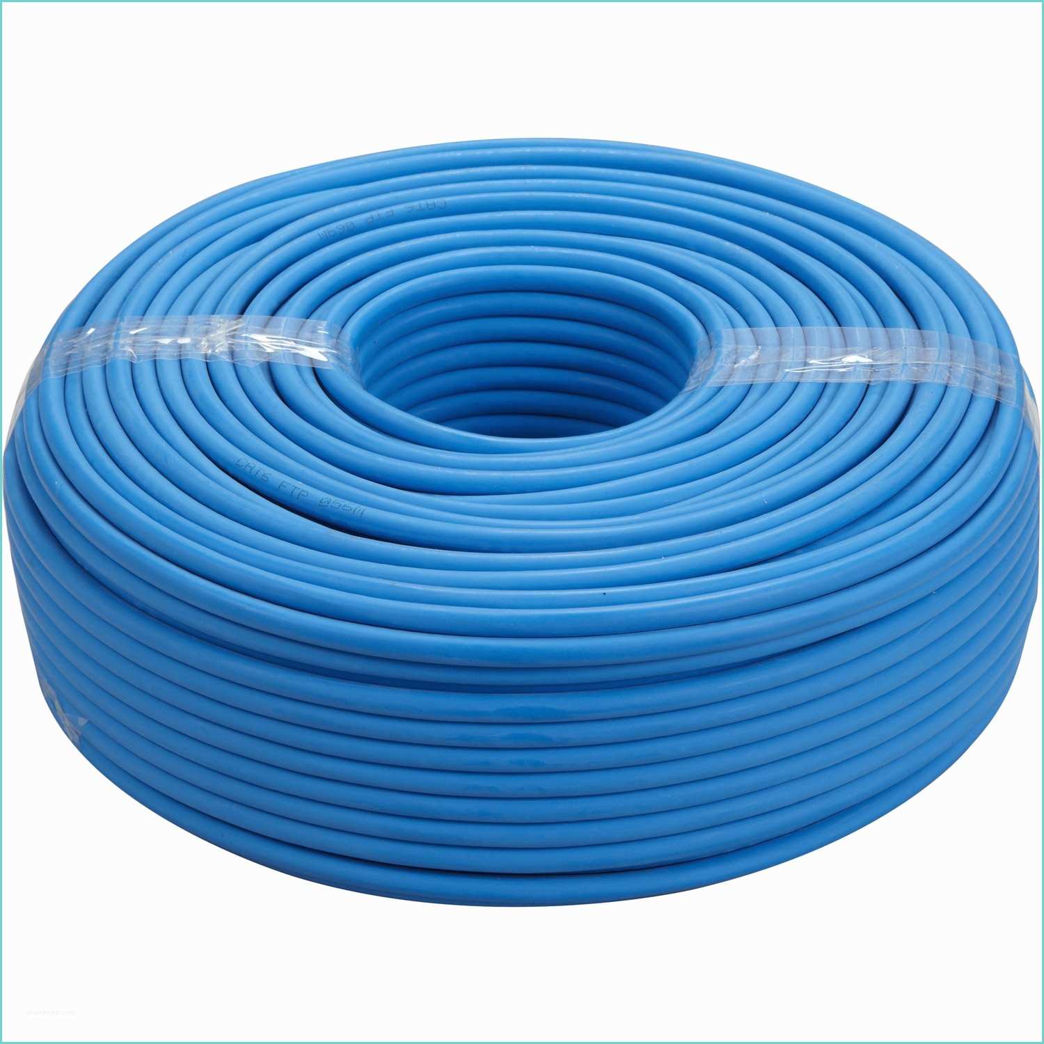 Cable Electrique Tissu Leroy Merlin Câble électrique Rj45 Bleu L 100 M