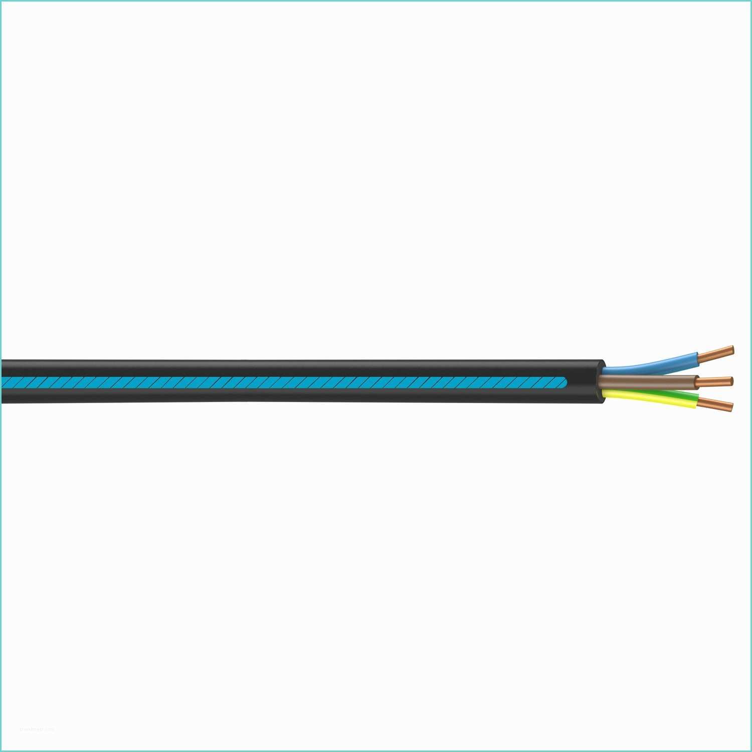 Cable Inox 4mm Leroy Merlin Câble électrique U1000r2v Noir L 25 M