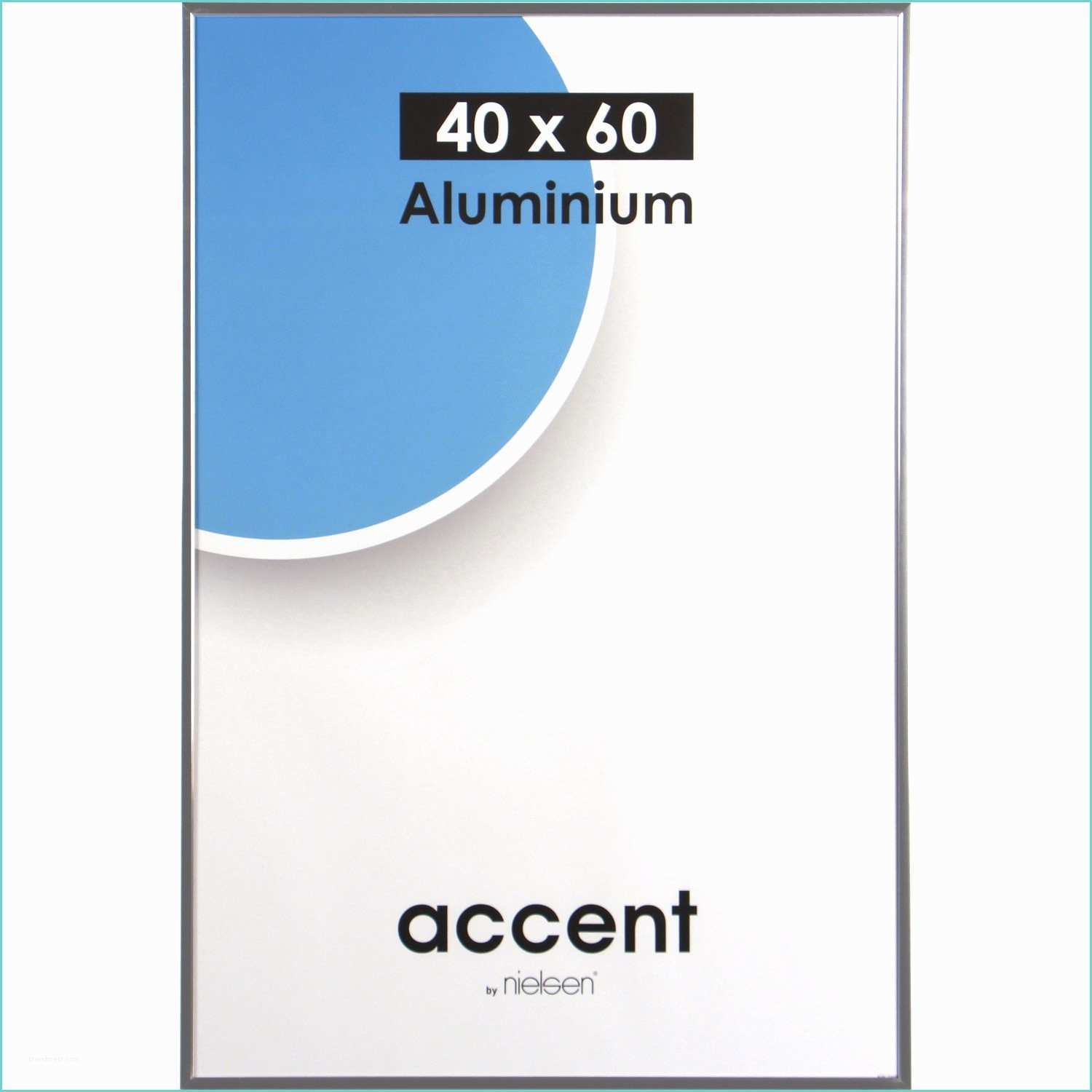 Cadre Aluminium Leroy Merlin Cadre Accent 40 X 60 Cm Argent