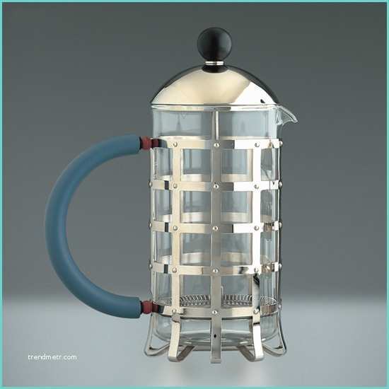 Cafetire Napolitaine Alessi Alessi Mgpf8 Cafetiere In Azure by Michael Graves Free