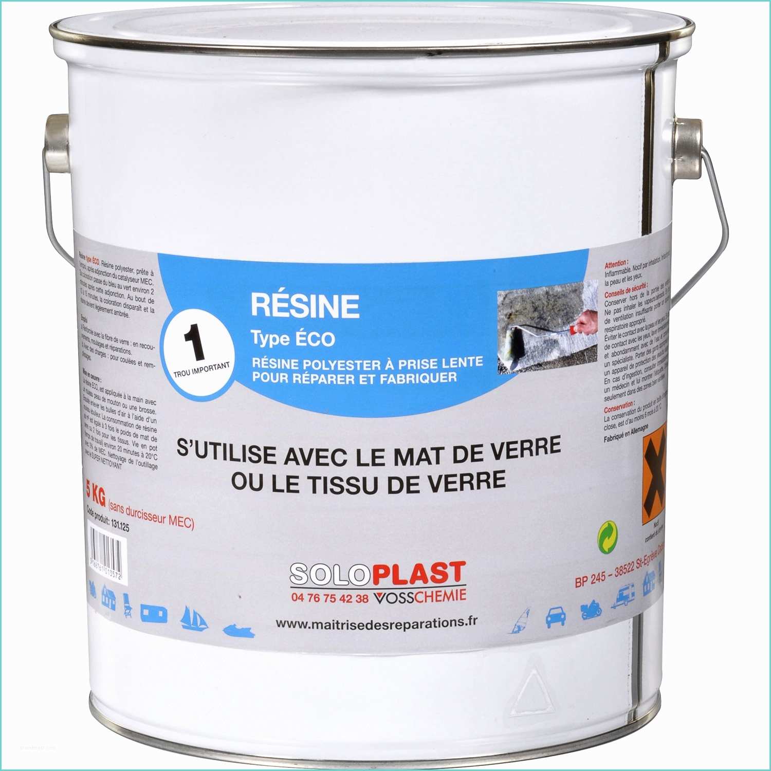 Caillebotis Resine Leroy Merlin Résine Eco soloplast 5kg