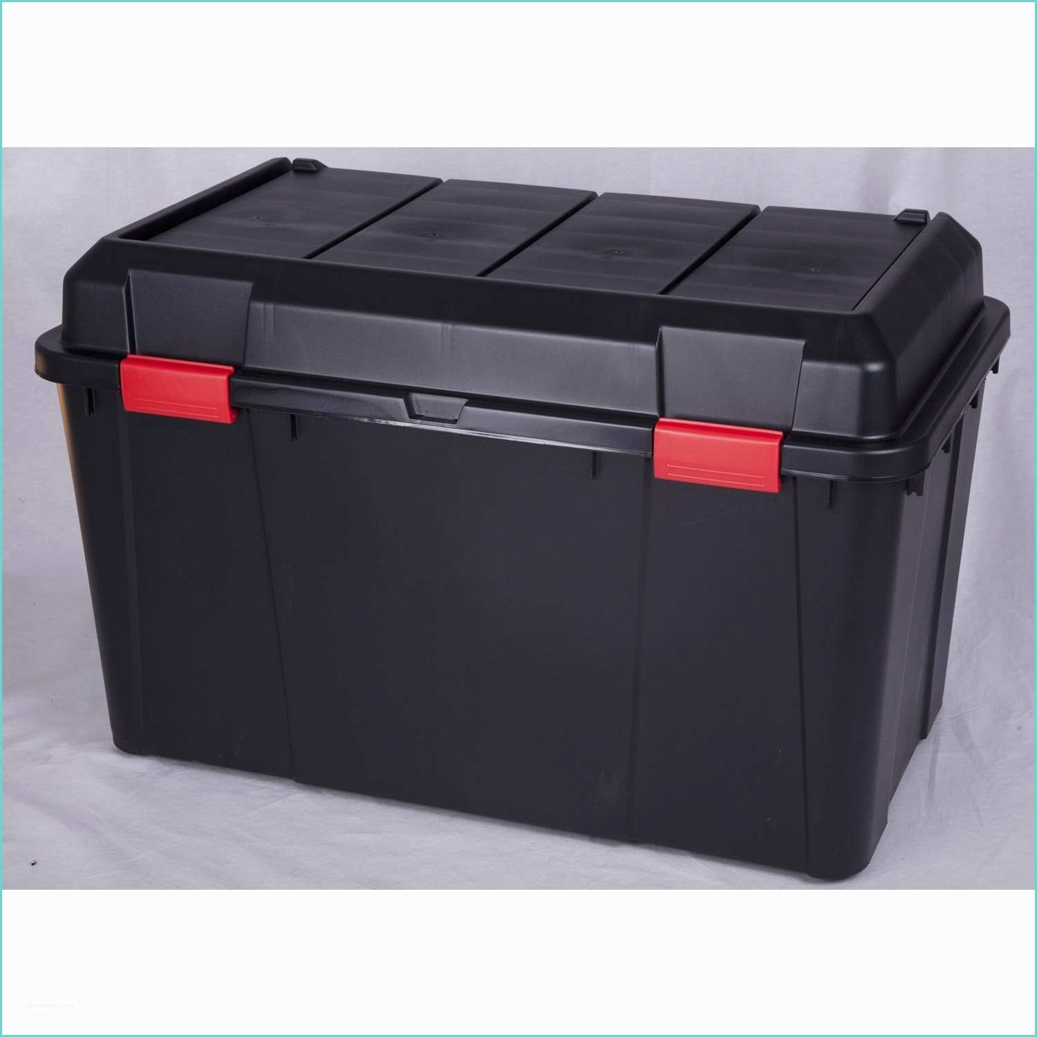 Caisse Plastique Avec Couvercle Gifi Malle Heavy Box Plastique L 46 X P 78 X H 49 Cm