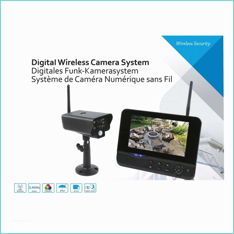 Camera De Surveillance Exterieur Avec Ecran Kit Video Surveillance Sans Fil Ecran 7" Et Mini Camera