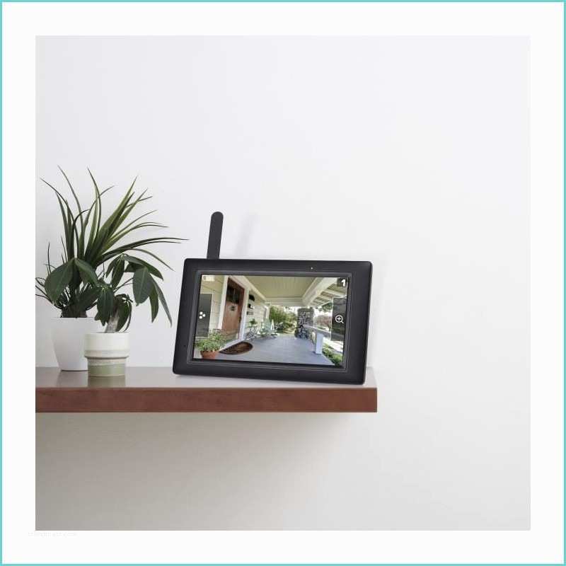 Camera De Surveillance Exterieur Avec Ecran Smartwares Kit De Surveillance Connecté Sans Fil Avec