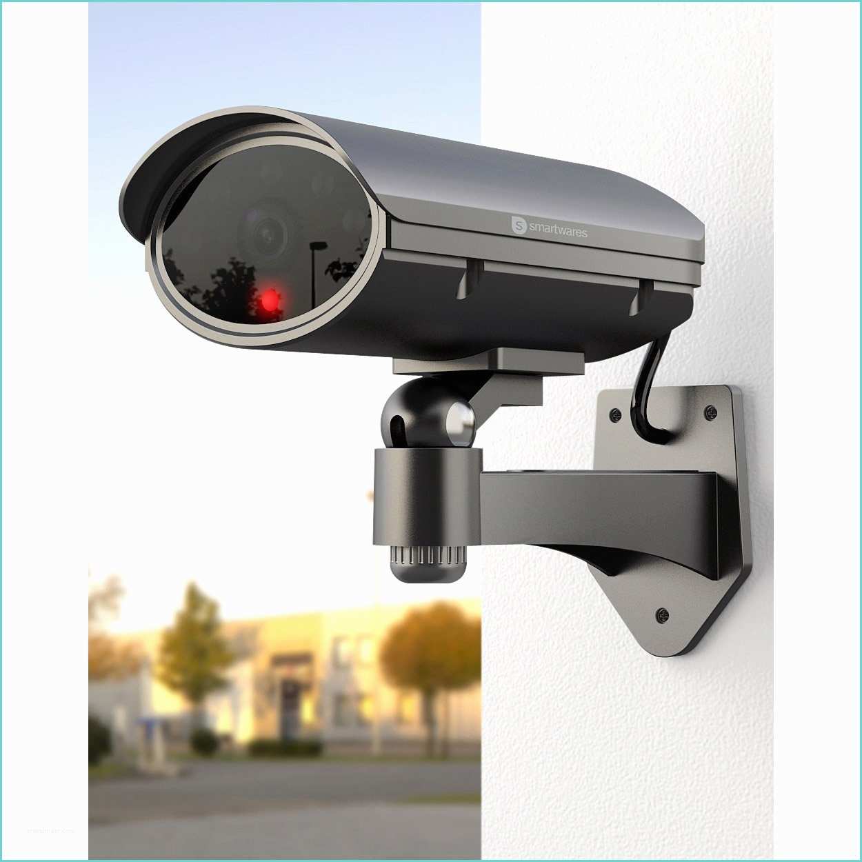 Camera De Surveillance Exterieur Discrete Sans Fil Caméra Factice Motorisée Smartwares Cs90d