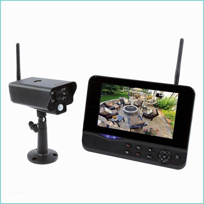 Camera De Surveillance Sans Fil Kit Video Surveillance Sans Fil Ecran 7" Et Mini Camera