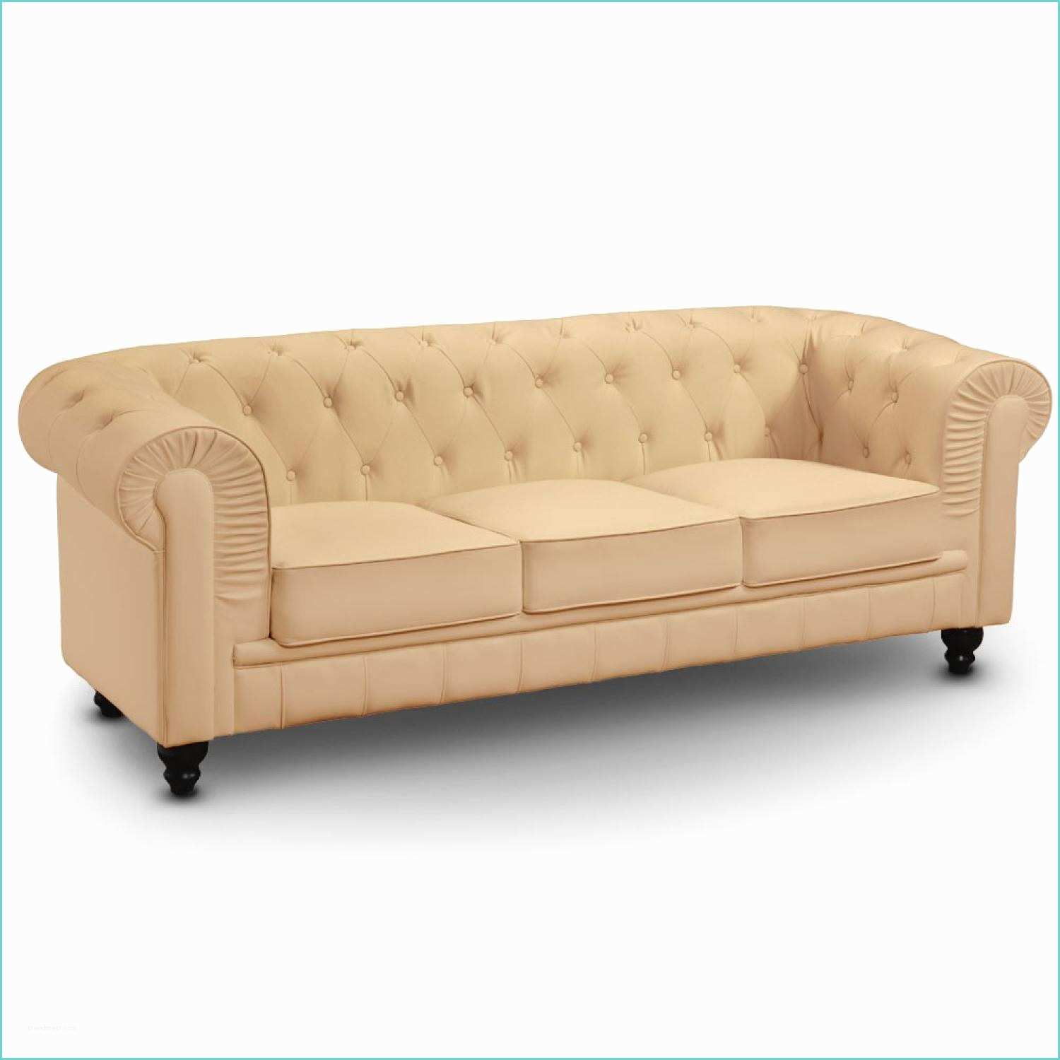 Canap Chesterfield Tissu Beige S Canapé Chesterfield Tissu Beige