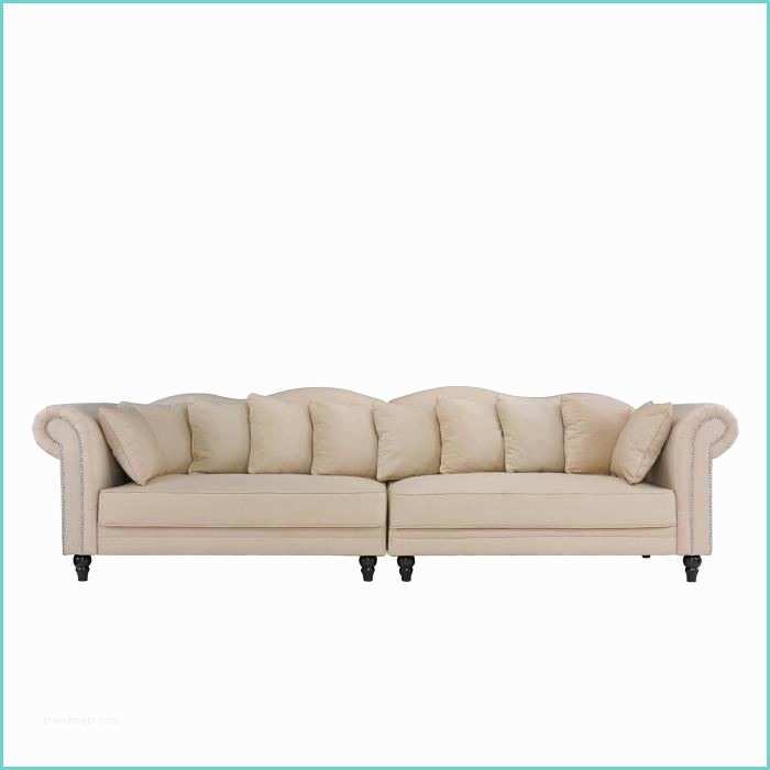Canap Chesterfield Velours Beige Morgane Canapé Chesterfield Double Extra Large Velours