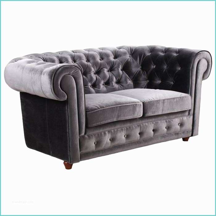 Canap Chesterfield Velours Beige Object Moved