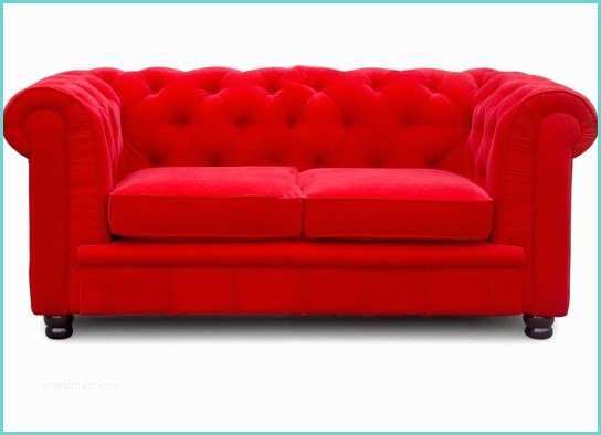 Canap Chesterfield Velours Rouge Chesterfield 2 Places Rouge Velours