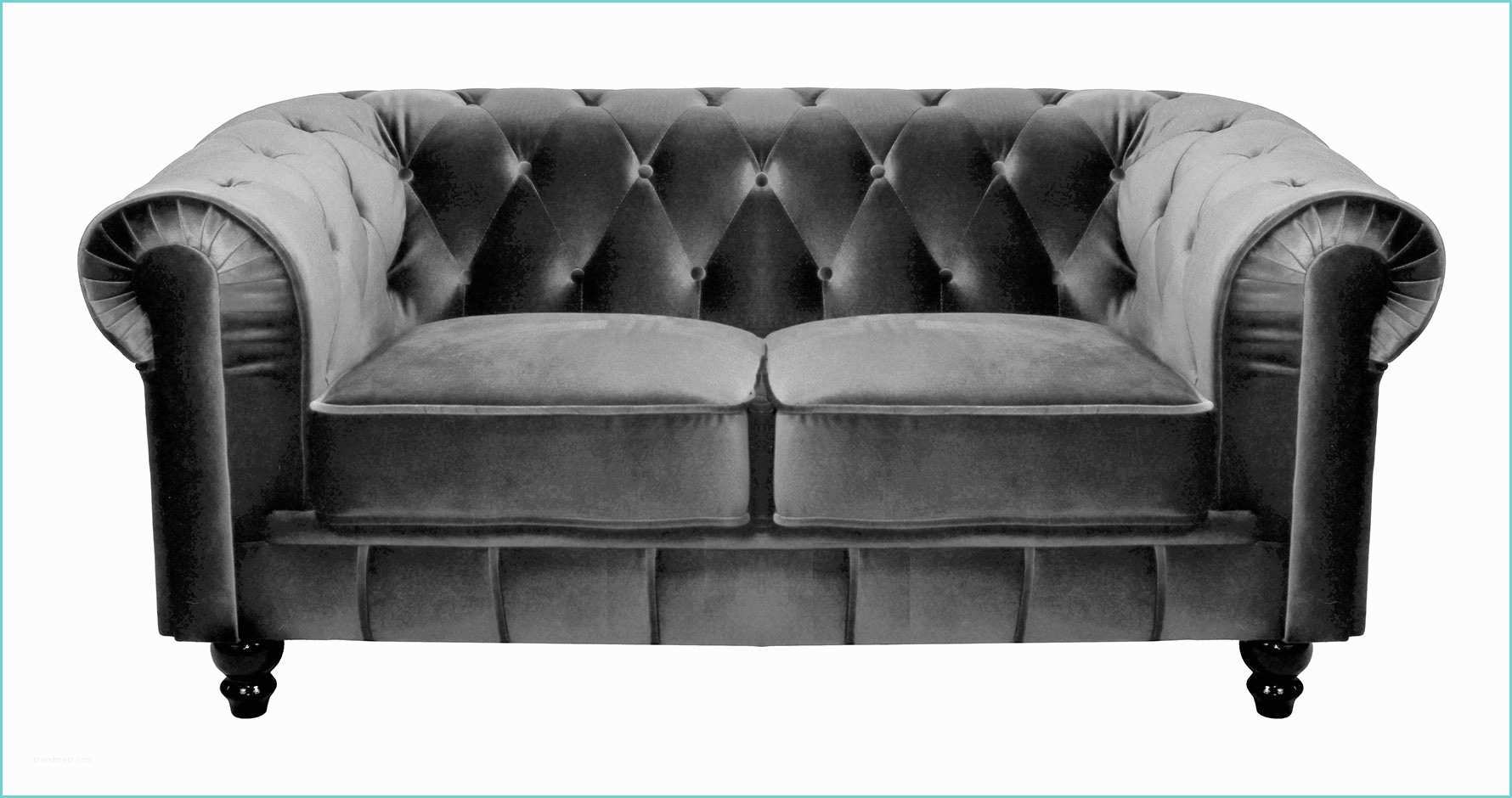 Canap Chesterfield Velours Rouge Deco In Paris Canape 2 Places Velours Gris Chesterfield